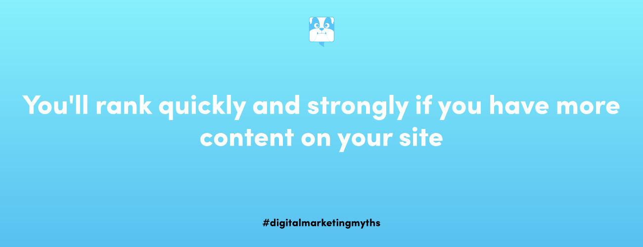 You'll rank better and quicker if you have more content on your site
